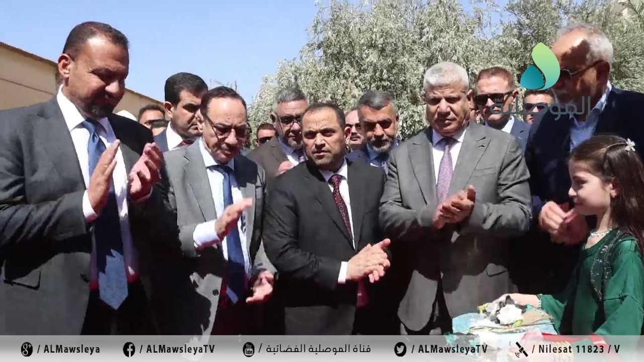 وزير الكهرباء ومحافظ نينوى يفتتحان محطة تحويل كهرباء غرب الموصل 400 كي في بايمن الموصل