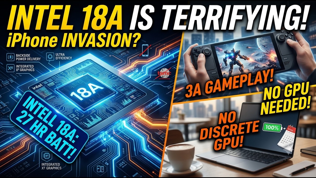 27 Hour Battery Life & No Dedicated GPU The Intel 18A AI Laptop Changed Everything