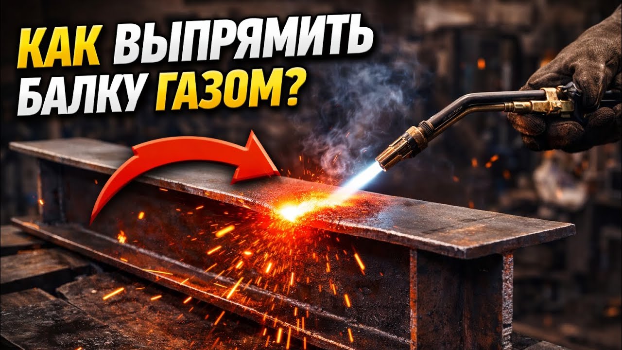 Как выпрямить балку газом? Проверенный способ сварщиков