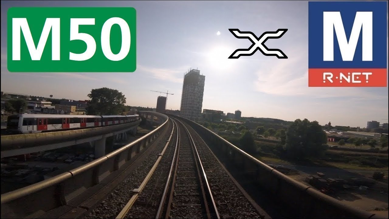 🚇 GVB R-net Amsterdam Metrolijn 50 Cabinerit Isolatorweg - Gein Driver's view POV 2018