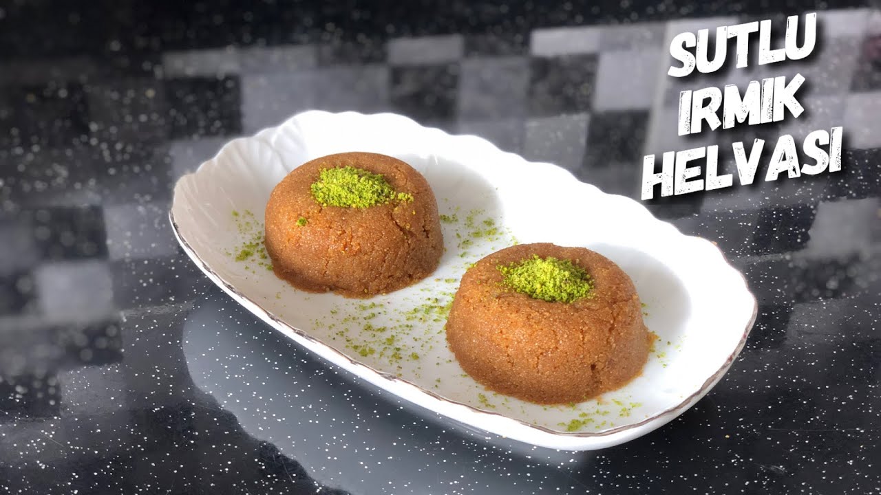 HAFİF Mİ HAFİF, AŞIRI LEZZETLİ NEFİS SÜTLÜ İRMİK HELVASI | VEGAN, RAFİNE ŞEKERSİZ 💯
