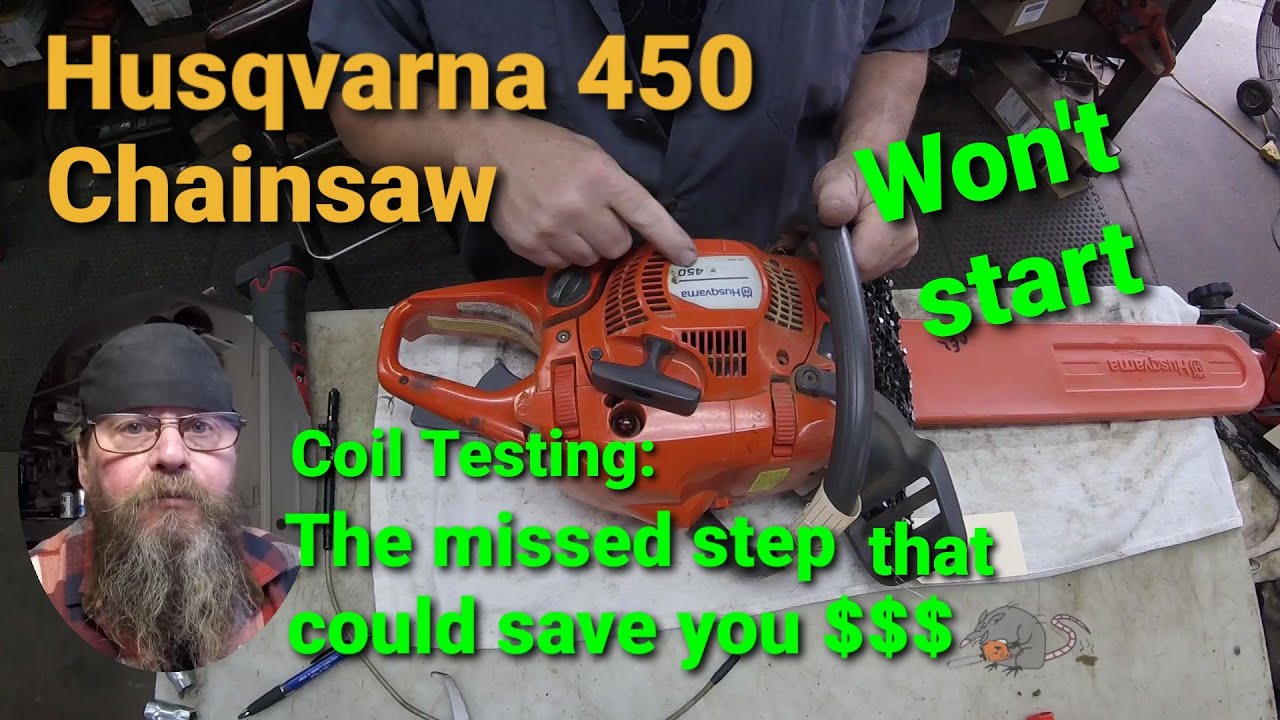Husqvarna 450 Chainsaw Won't Start