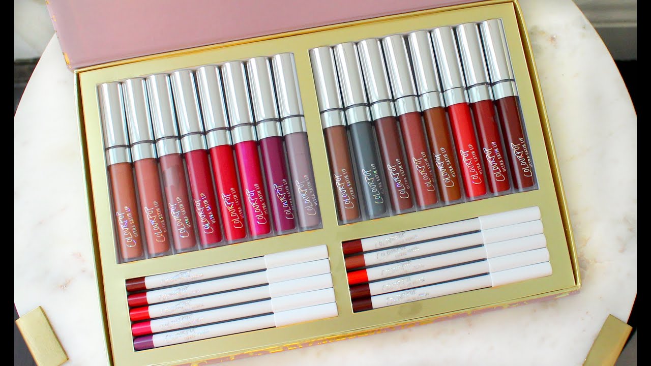 COLOURPOP ULTRA SATIN LIP SWATCHES!