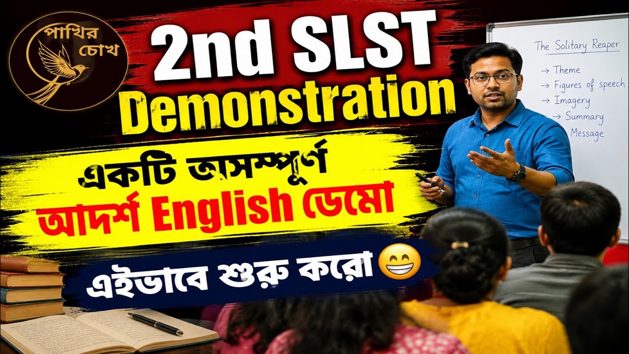 2nd SLST ডেমনস্ট্রেশন || একটি অসম্পূর্ণ আদর্শ English ডেমো || এই ভাবে শুরু করো