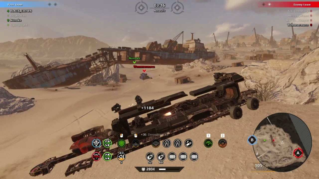 Crossout Leviathan Clanwars (FAST) Levi POV