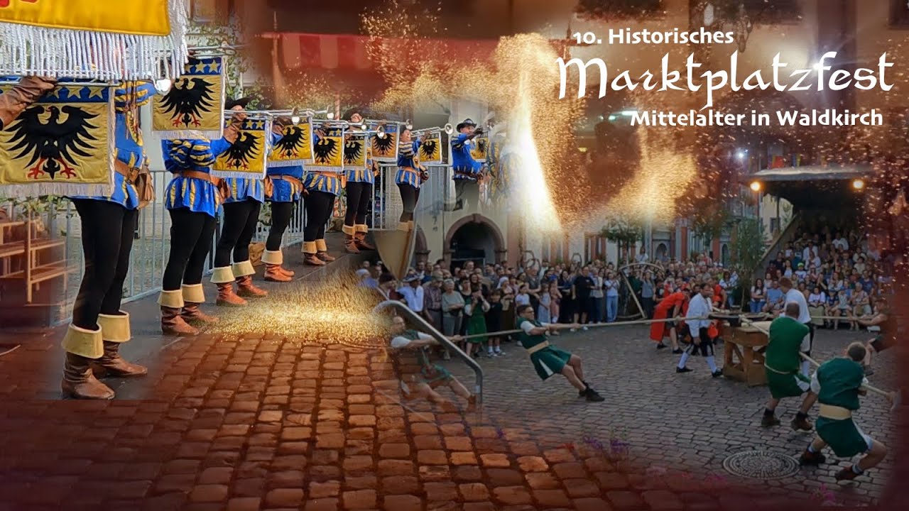10. Hist. Marktplatzfest Waldkirch 2024 | Fanfarenzug Markgröningen