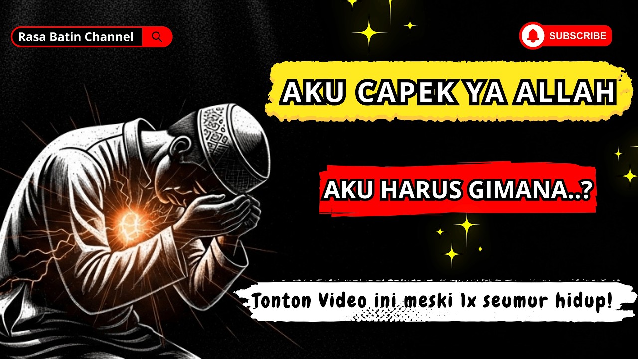 Dengarkan Ini Saat Hidup dan Batinmu Terasa Berat