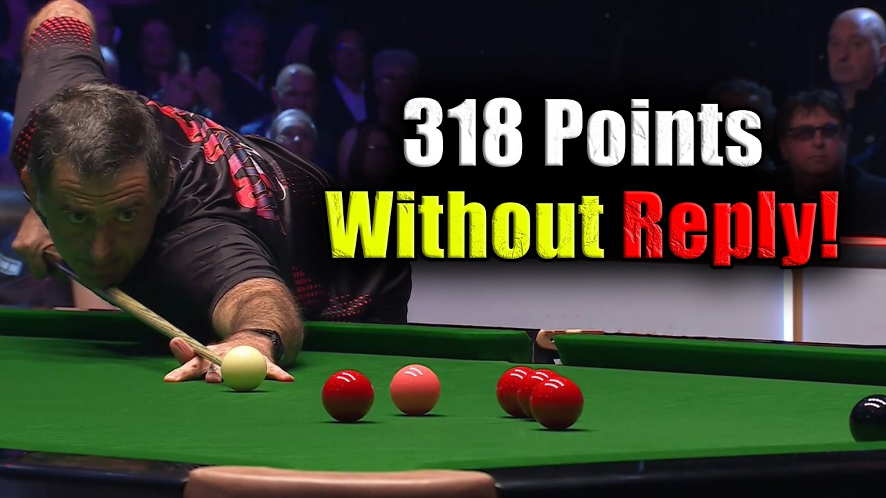 The Opponent Didn't Score a Single Point against Ronnie O'Sullivan!