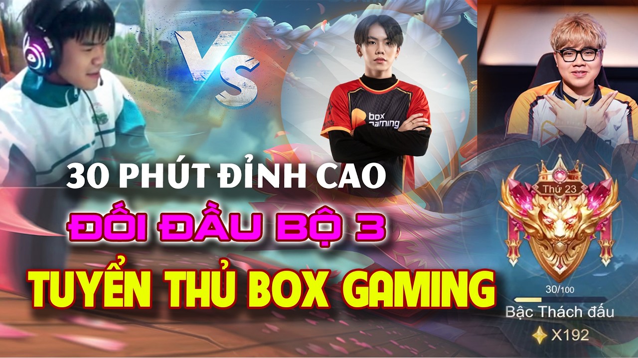 Vĩnh Đất Solo Bộ 3 Box Gaming Ở Rank Thách Đấu 192 Sao – Gánh Team Cực Gắt, Trình Diễn Đỉnh Cao!