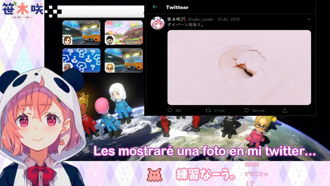 Sasaki saku rompe su escritorio (Sub español) [Nijisanji]