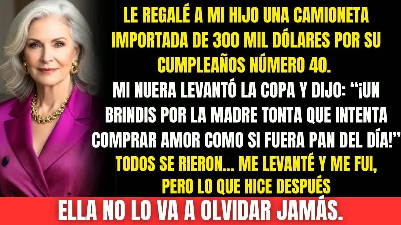 Mi nuera me llamó “madre tonta” frente a todos, en el cumple de mi hijo… y ahora llora por mi perdón