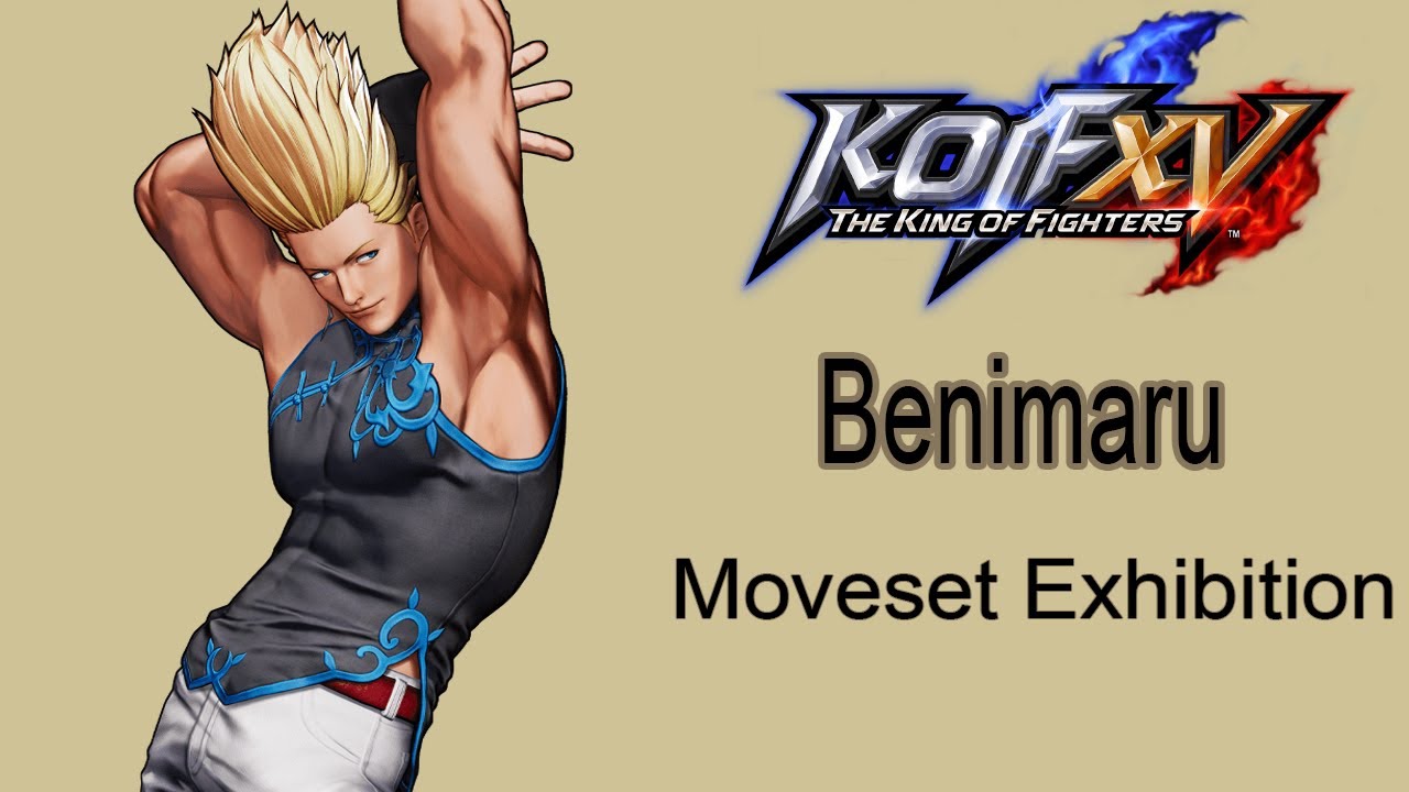 The King of Fighters XV【Benimaru Nikaido】Moveset Exhibition【二階堂 紅丸】モーション集