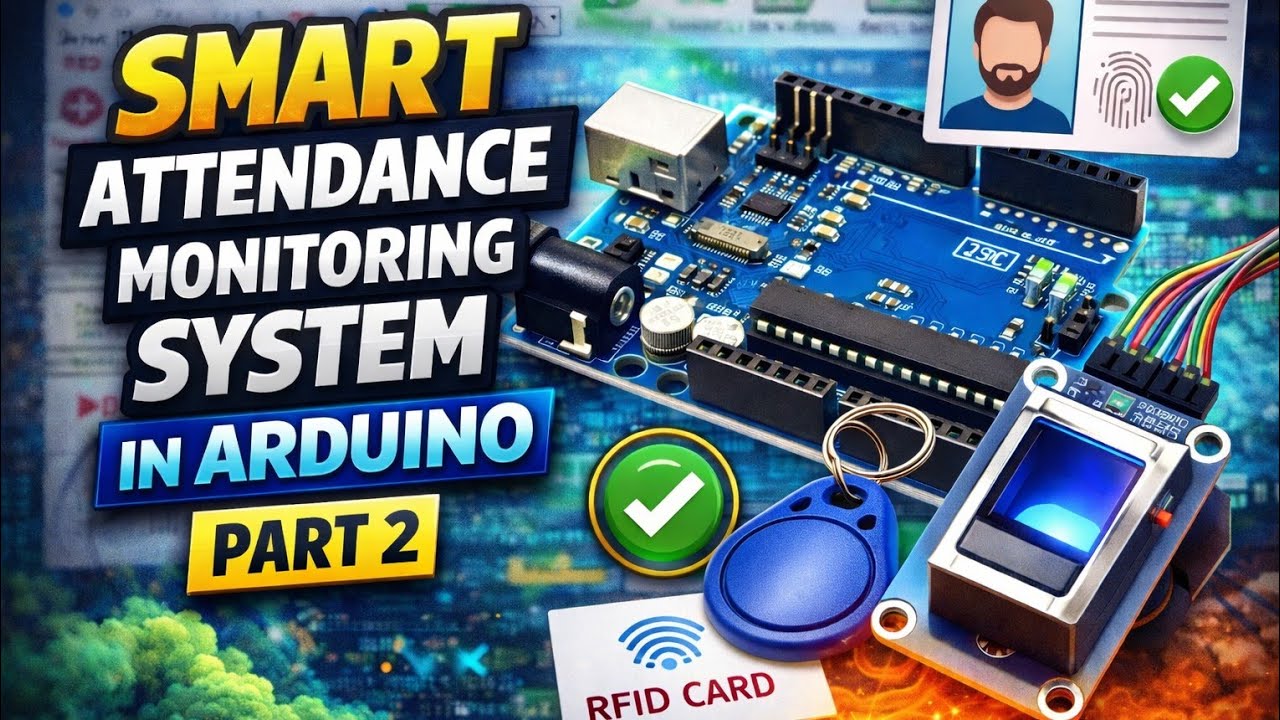 part2 smart attendance system interface with name in Arduino