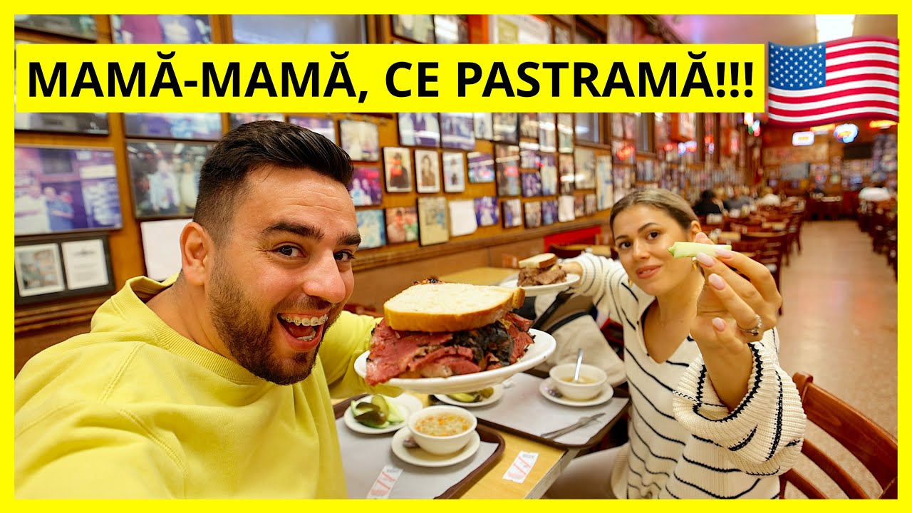 CEL MAI TARE LOC ÎN CARE AM MÂNCAT ÎN NEW YORK CITY!!! (Katz's Delicatessen, New York City)