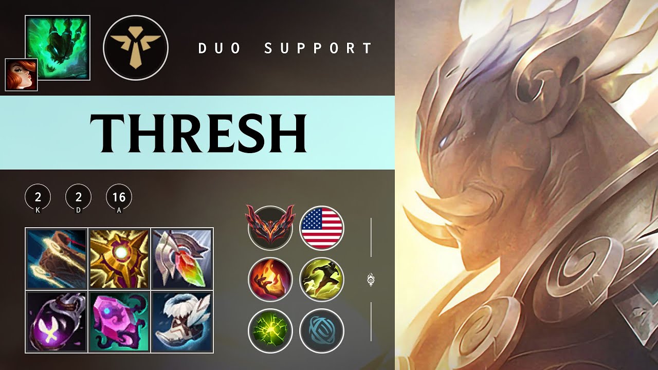 Thresh Support vs Poppy - NA Grandmaster Patch 25.24