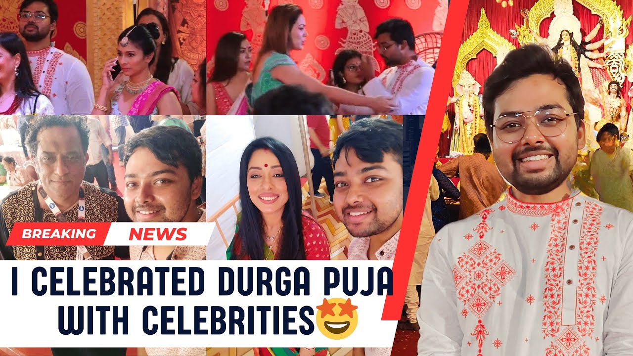 North Bombay Sarbojanin Durga Puja 2023🌟| Babita ji, Anupama, Kajol & Anurag Basu