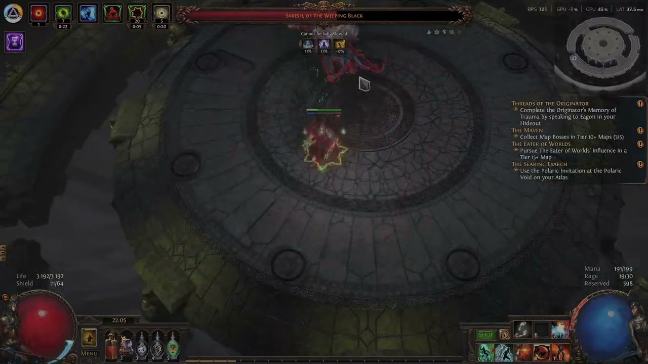 The Black Barya first try blind