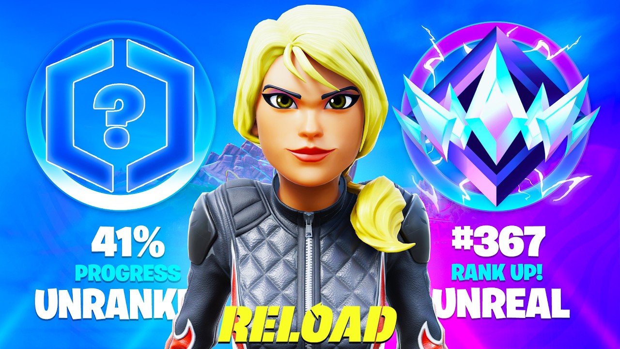 Unranked to UNREAL Solo Ranked Speedrun! (Fortnite Reload)