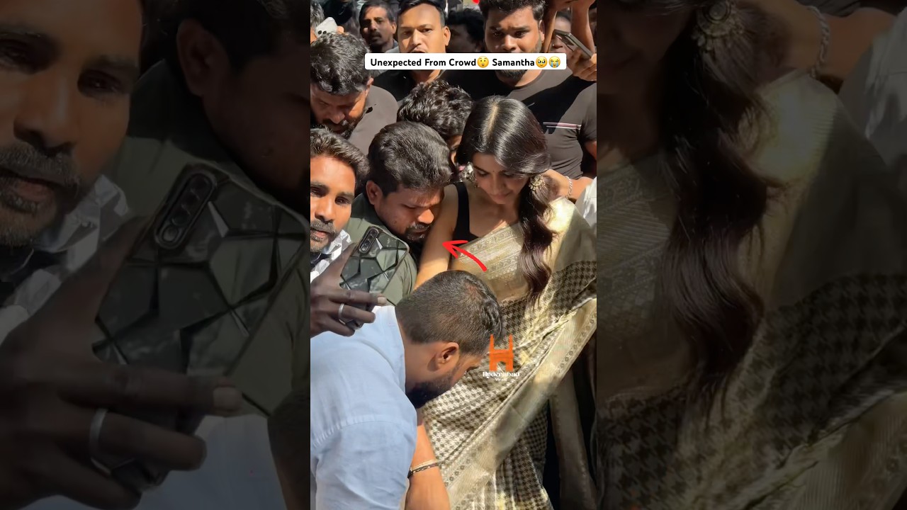 Unexpected Incident Samantha Stucked in Public #samantha #samantharuthprabhu #jubileehills