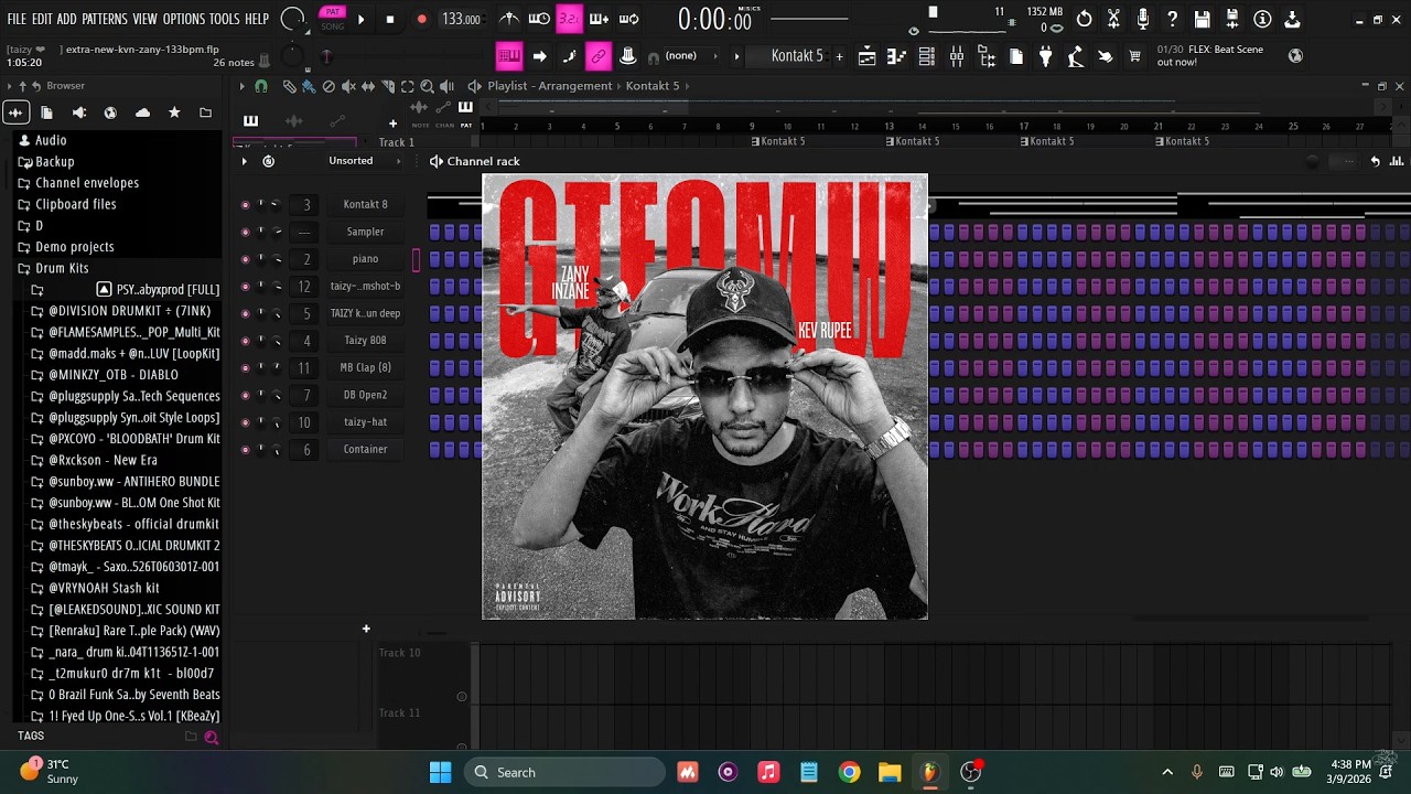 @KevRupee - GTFOMW feat. Zany Inzane | Beat එක හැදුන හැටි