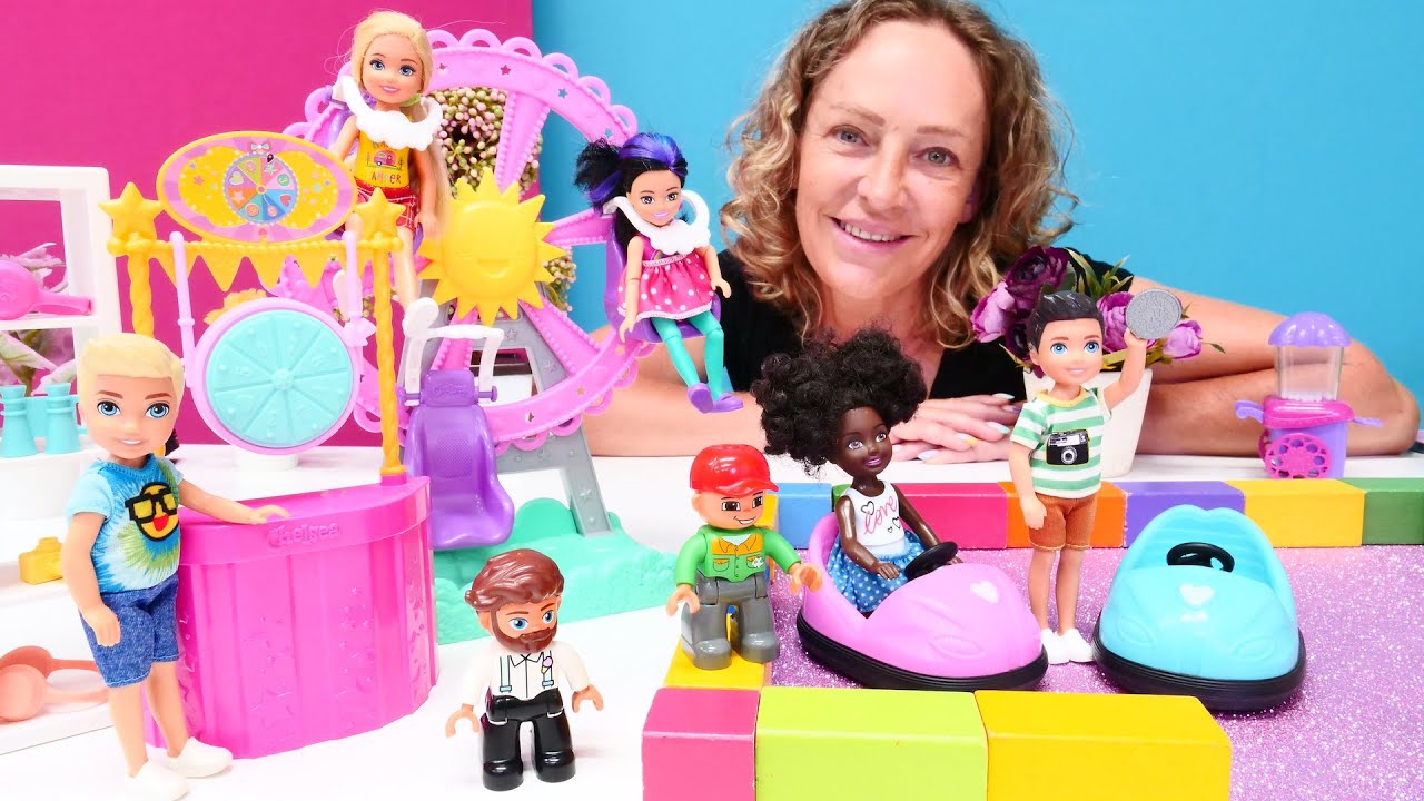 Spielzeug Kindergarten mit Nicole - Ausflug in den Freizeitpark. Spielzeug Video f&uuml;r Kinder