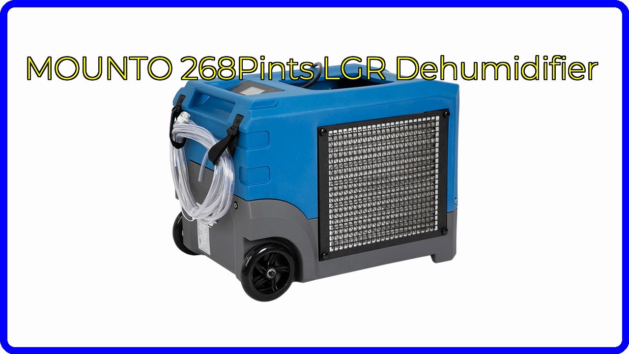 REVIEW (2026): MOUNTO 268Pints LGR Dehumidifier. ESSENTIAL details.