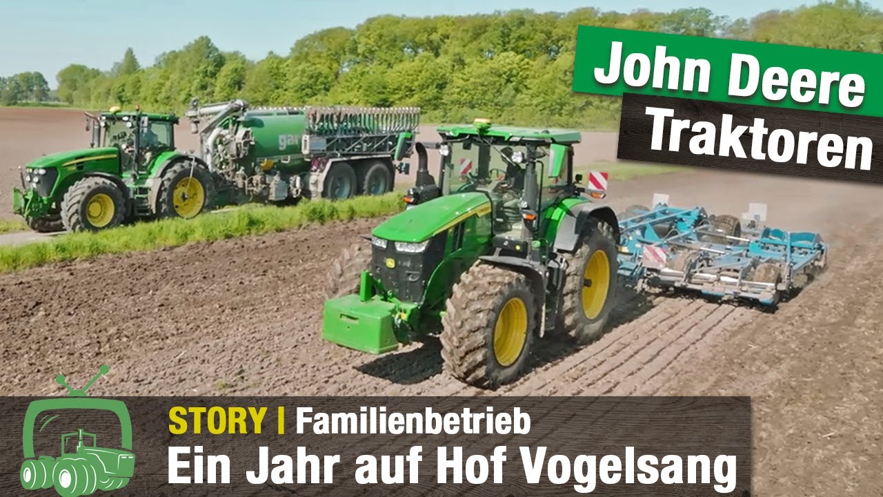 Hof Vogelsang | Landwirtschaft auf einem Familienbetrieb | John Deere | Mais | agrotop D&uuml;sen