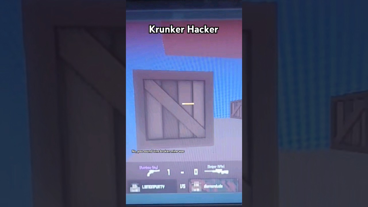 Random Krunker Clip 13 (hacker) #krunker #krunkerio #krunkersniper #hacker