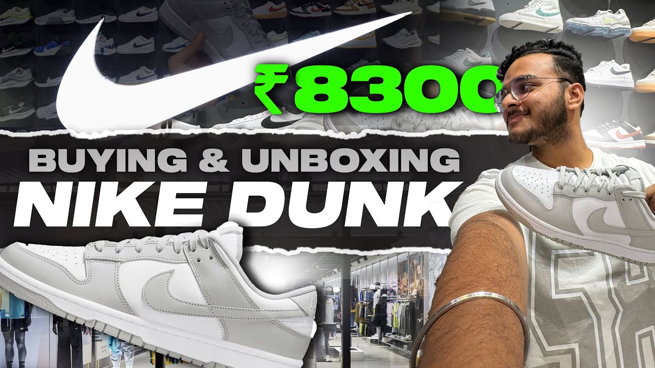 Nike Dunk Grey Fogg - Worth Rs. 8000 ? 🔥🔥  | Nike Store Kolkata | Air Jordan | South CIty | Shivang