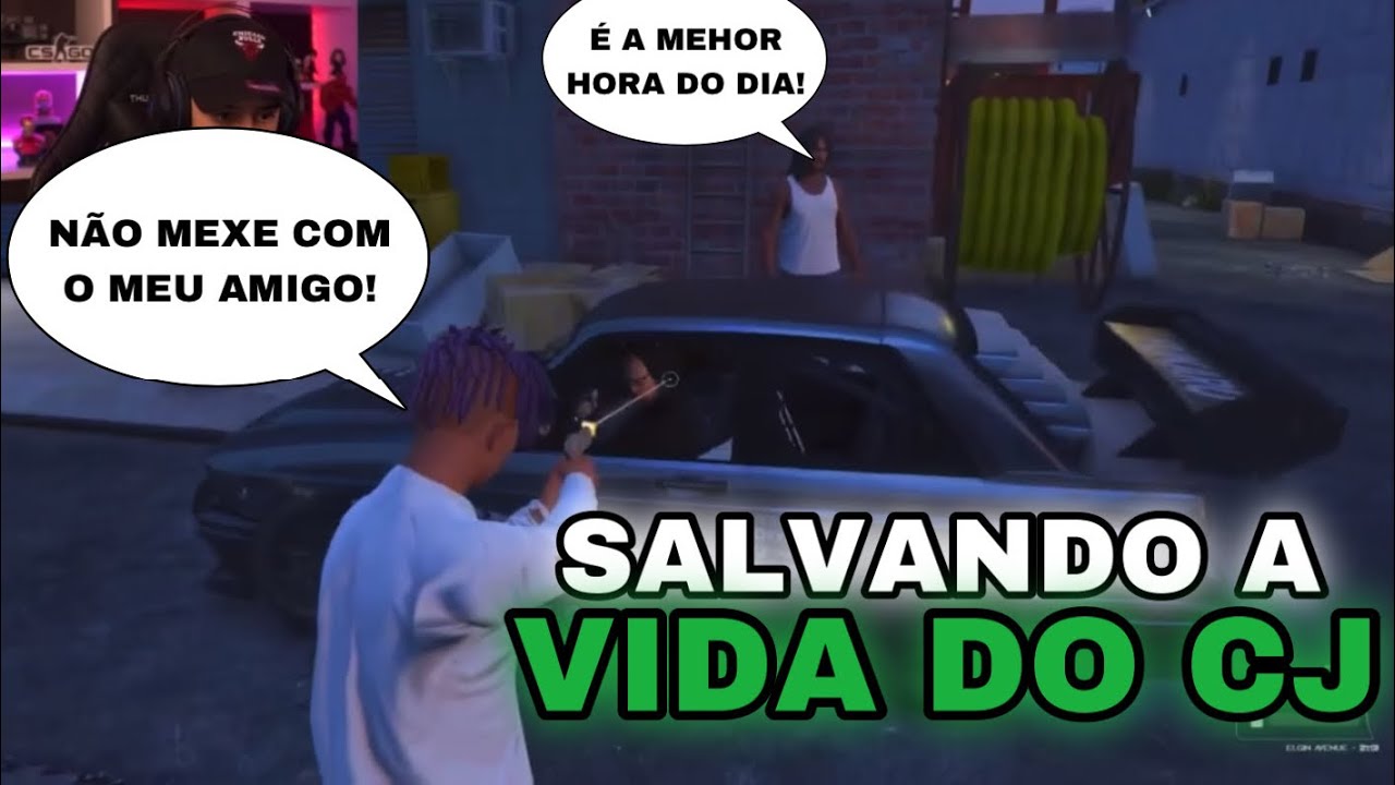 CONNOR SALVA A VIDA DO CJ EM SEQUESTRO GTA RP
