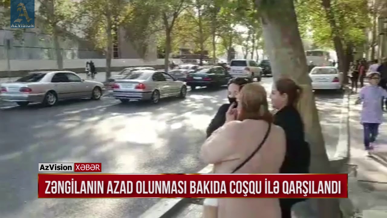 Zəngilanın azad olunması Bakıda coşqu ilə qarşılandı