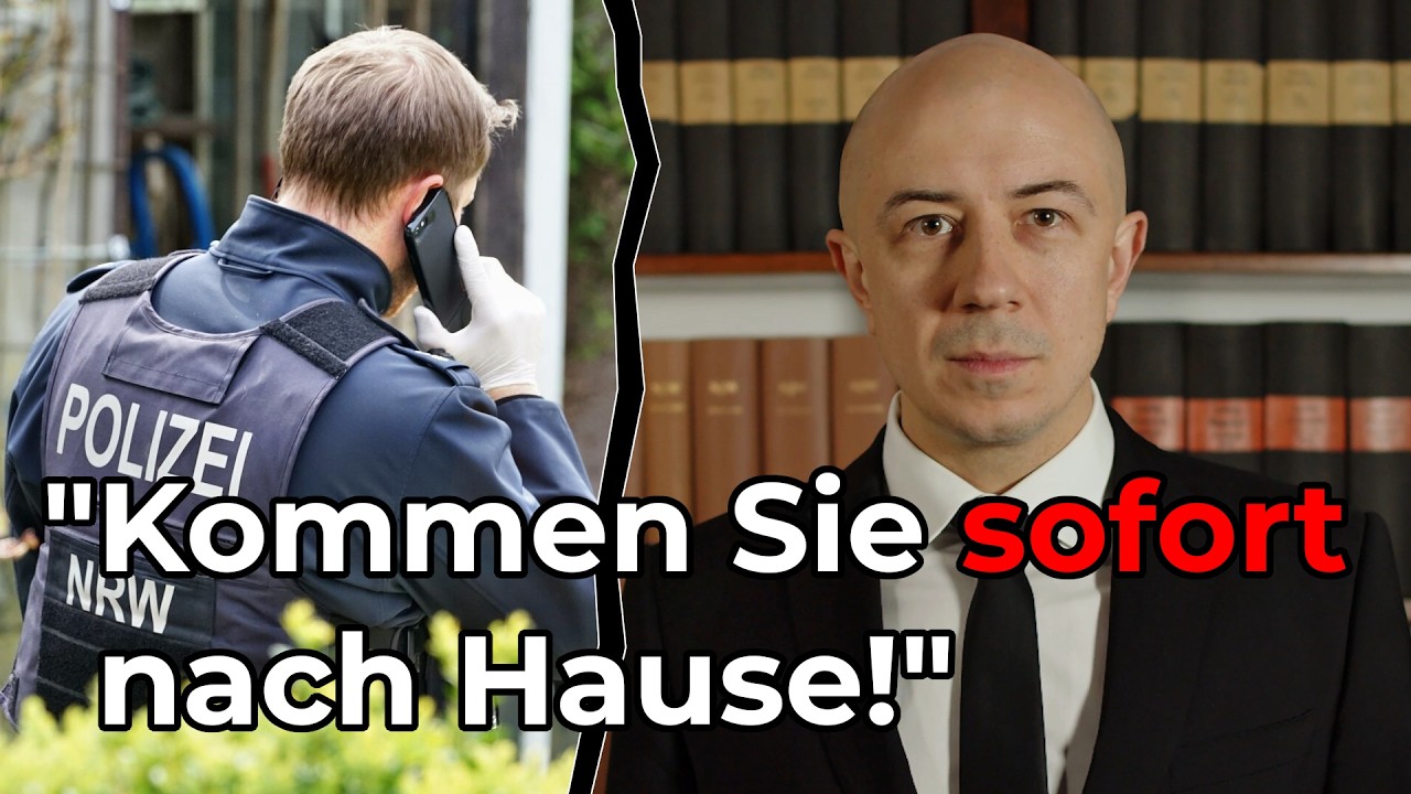 Polizei ruft an, Hausdurchsuchung! Musst du kommen?