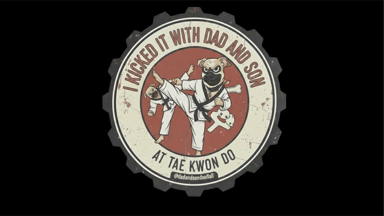 Saturday morning Tae Kwon Do! Dad and Son Do It All is live! #martialarts #karate #taekwondo