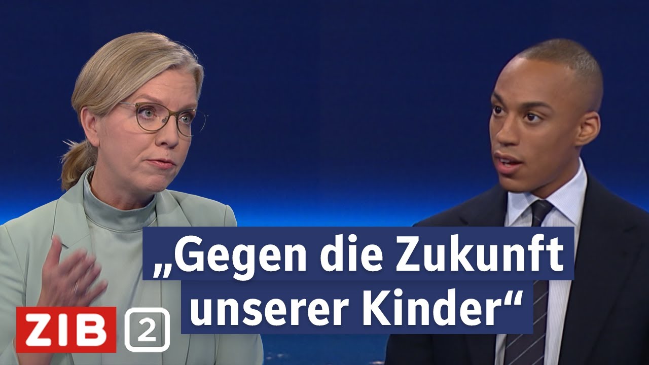 Gr&uuml;nen-Chefin Gewessler kritisiert Lobautunnel-Pl&auml;ne der SP&Ouml;  | ZIB2 vom 28.09.2025