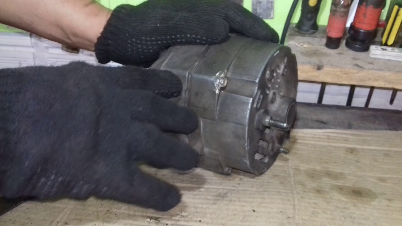 Desmontando alternador chevette para descobrir o defeito