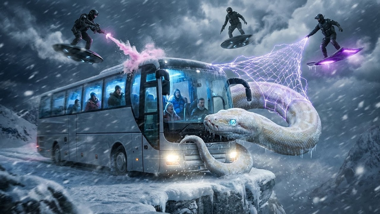 SWAT Used UFOs to Save a Bus From a Monster Python?!