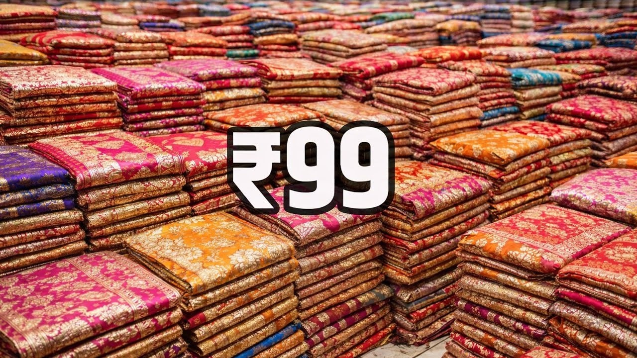 देखते ही ग्राहक साड़ी का भाव पूछेंगे | Surat Saree Wholesale Market | Saree Manufacturer in Surat