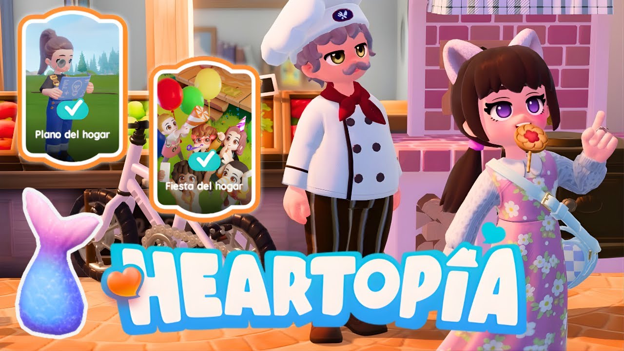APRENDEMOS COCINA Y OTRAS COSITAS MÁS | Heartopia | Gameplay Español