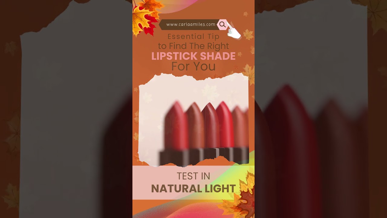 How To Find The Right Lipstick Shade For You