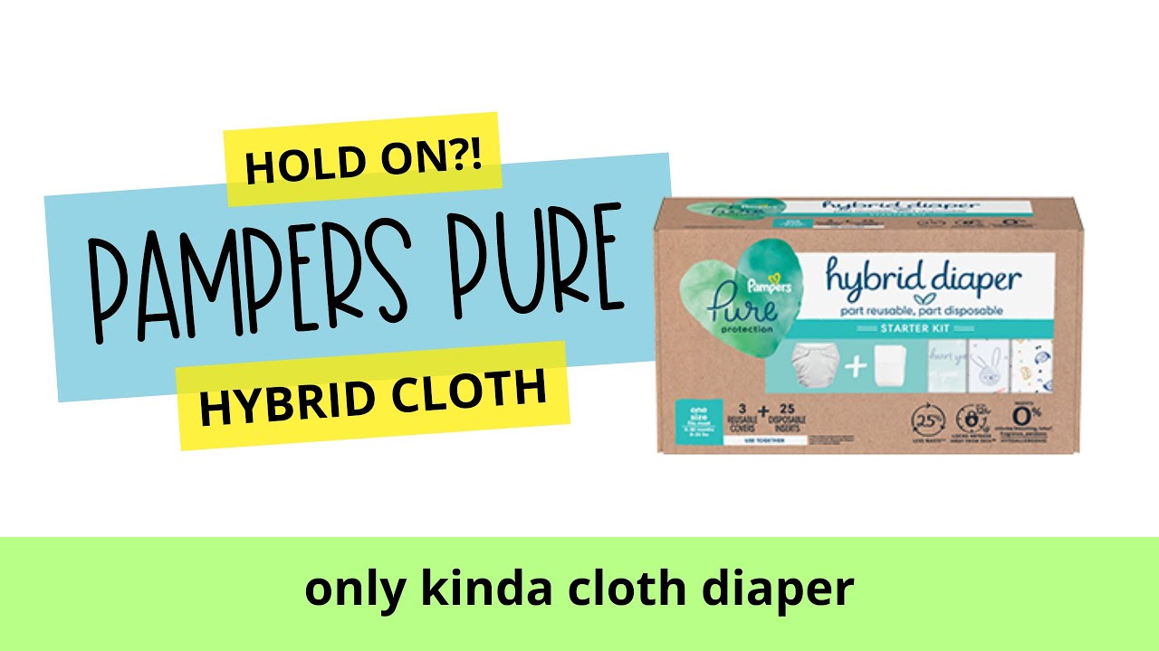 Pampers Pure Hybrid Diaper - Unboxing & Review