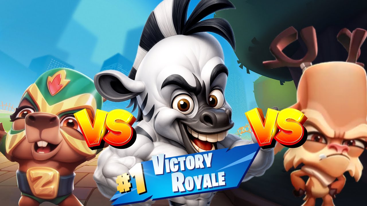 Inflatable Muscles Gameplay | Solo | Zooba Battle Royale