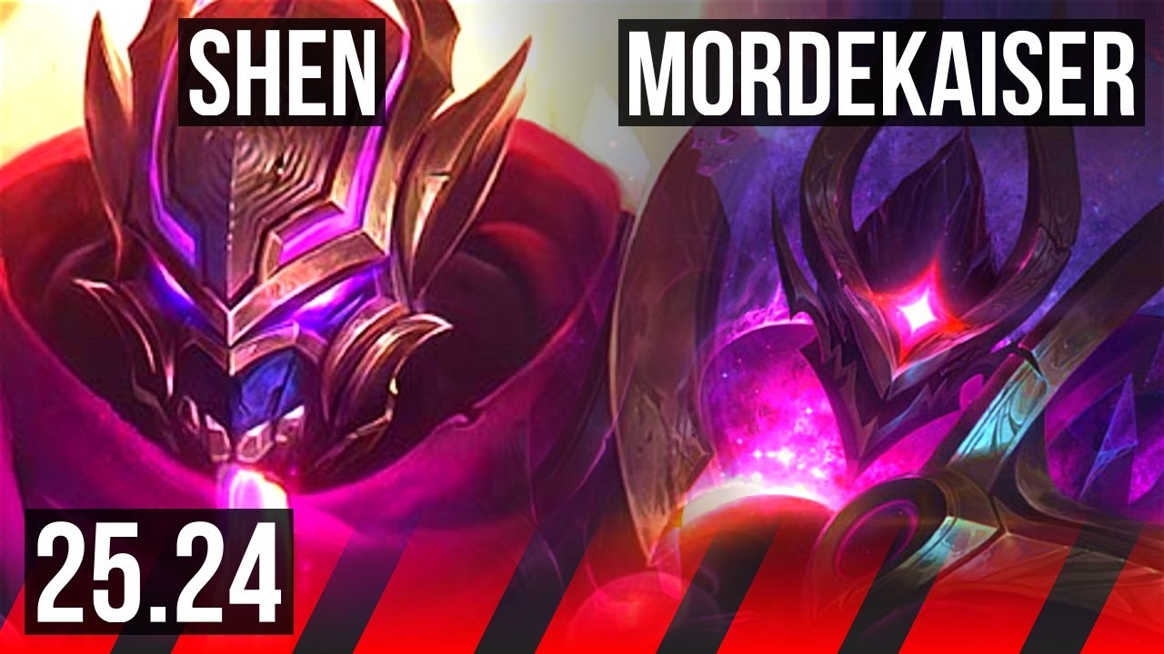 SHEN vs MORDEKAISER (TOP) | Perfect KDA: 10/0/10 | EUNE Grandmaster | 25.24