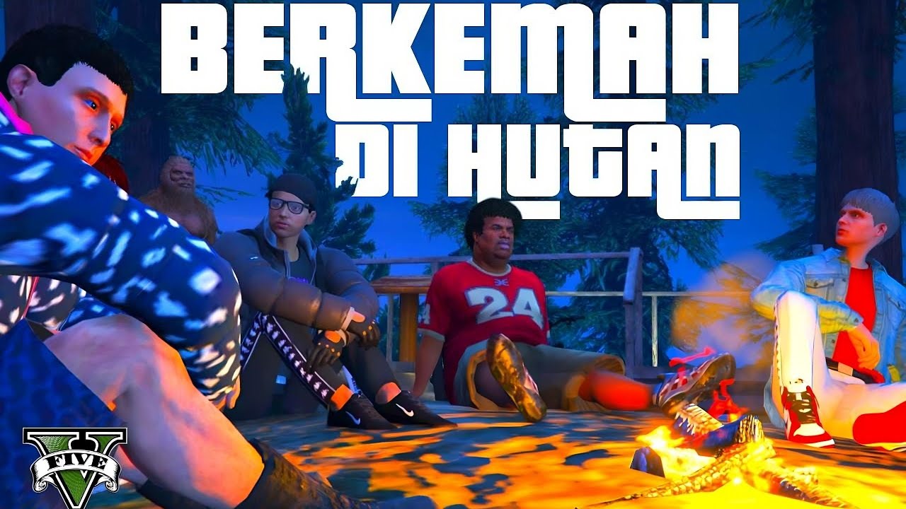Bersepeda Dan Camping Di Hutan Bareng Kawan Kawan GTA 5