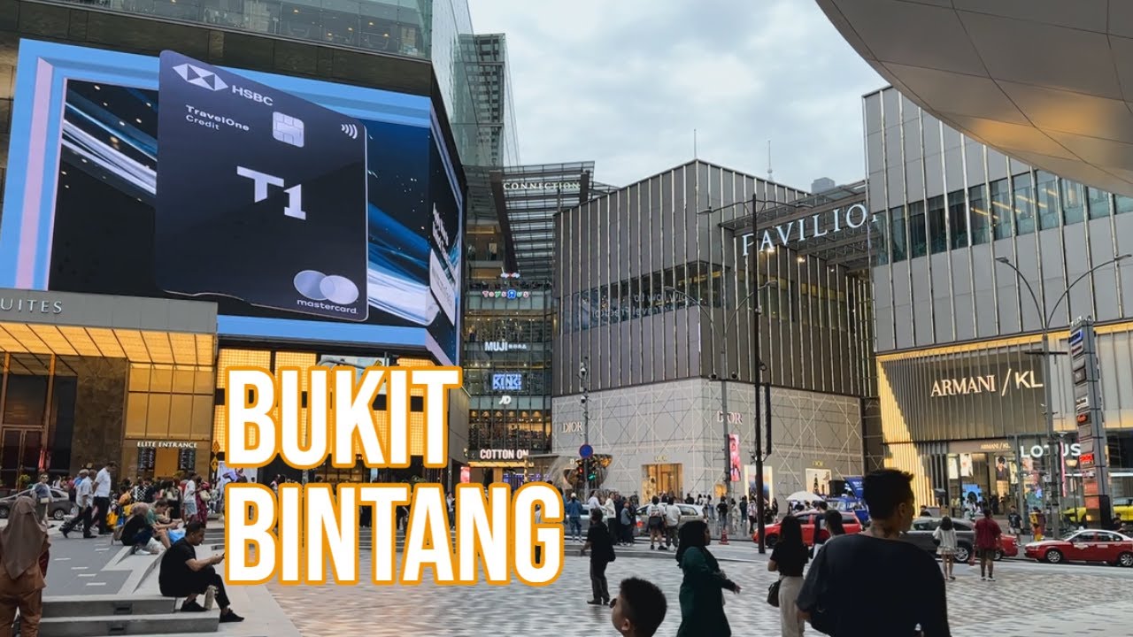 🇲🇾BUKIT BINTANG Kuala Lumpur Walk-Thru | New York of Asia