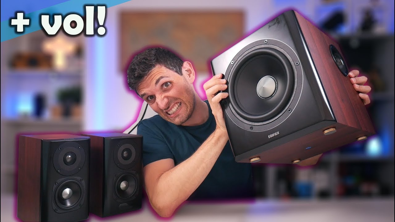 Los ALTAVOCES 2.1 para hacerte VIBRAR en CASA, Edifier S350DB