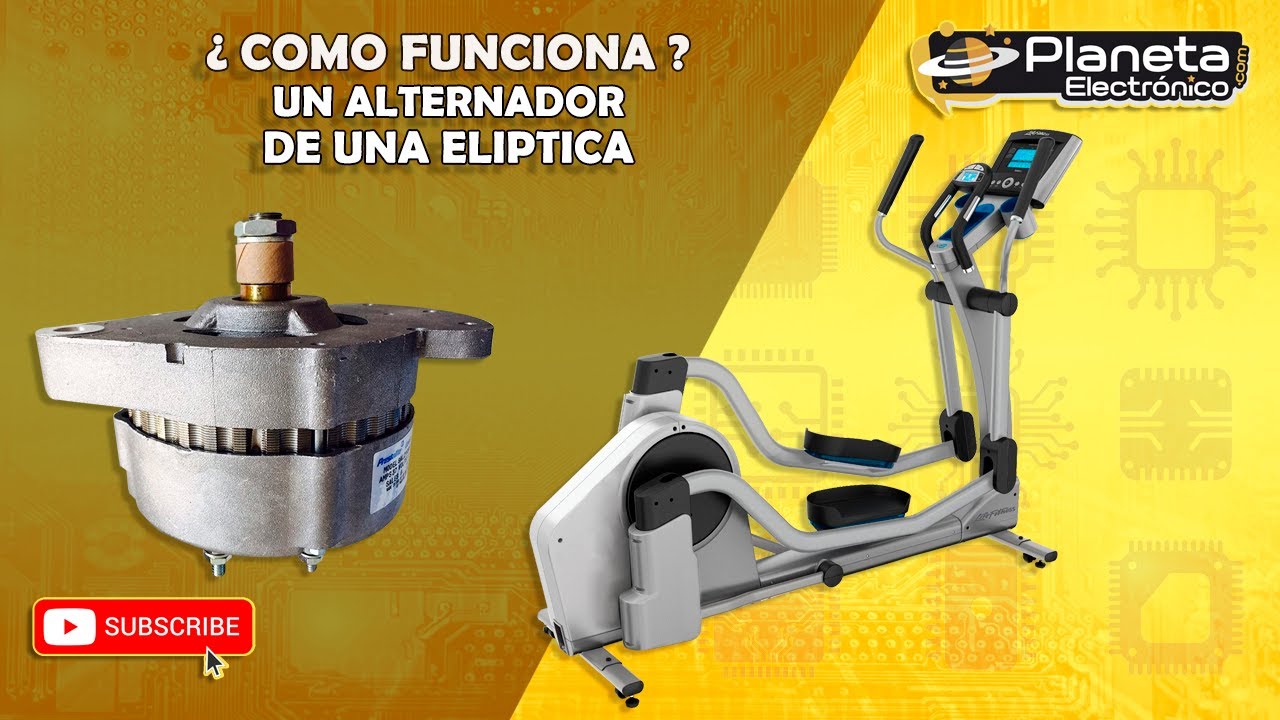 ¿Cómo funciona un alternador de bicicleta elíptica?