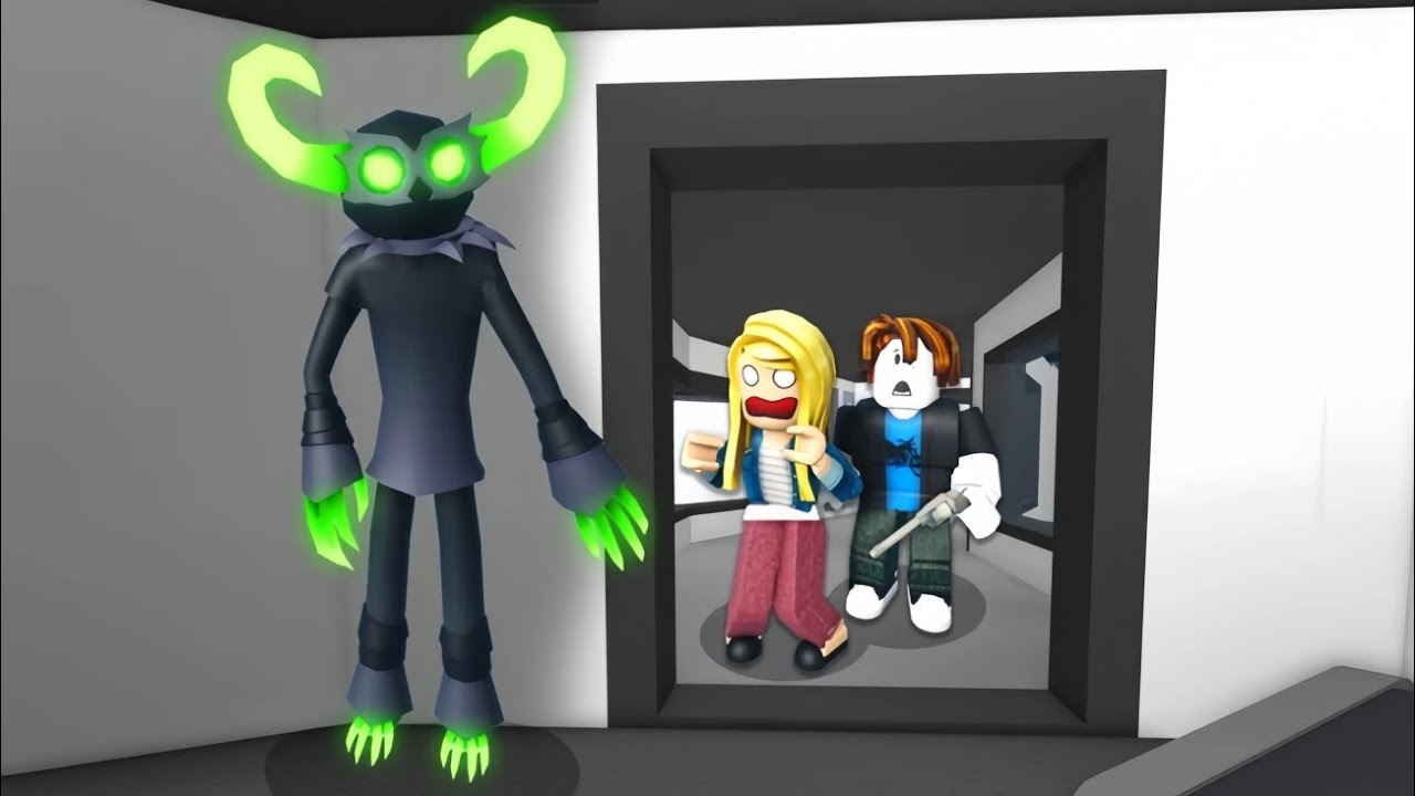 ROBLOX：谁是怪物，我变成了怪物躲在人群里准备干掉老弟