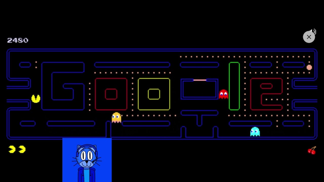 Sam The Cool Cat Plays Pac-Man