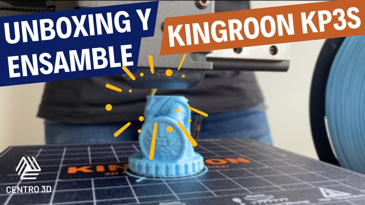 🔥 Impresora 3D pequeña, sorprendente y económica Kingroon Kp3s 🔥Unboxing y ensamble