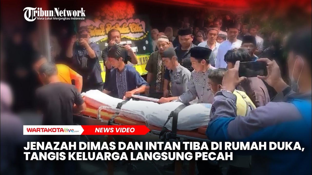 Jenazah Dimas dan Intan Rahmawati Tiba di Rumah Duka, Tangis Keluarga Pecah